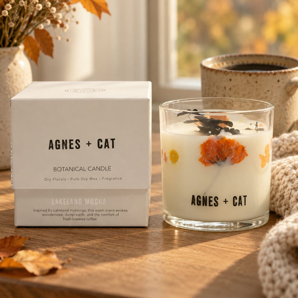 Vela botânica Agnes + Cat Lakeland Mocha