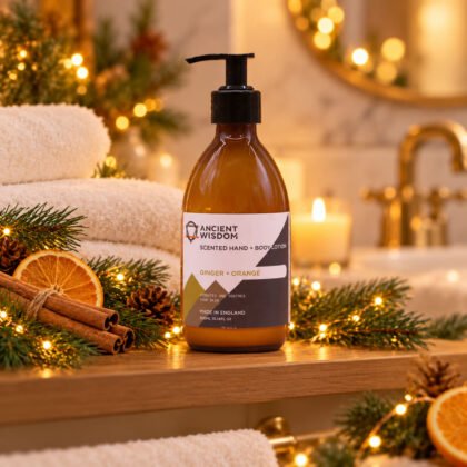 Loção de corpo de gengibre e laranja — 300 ml
